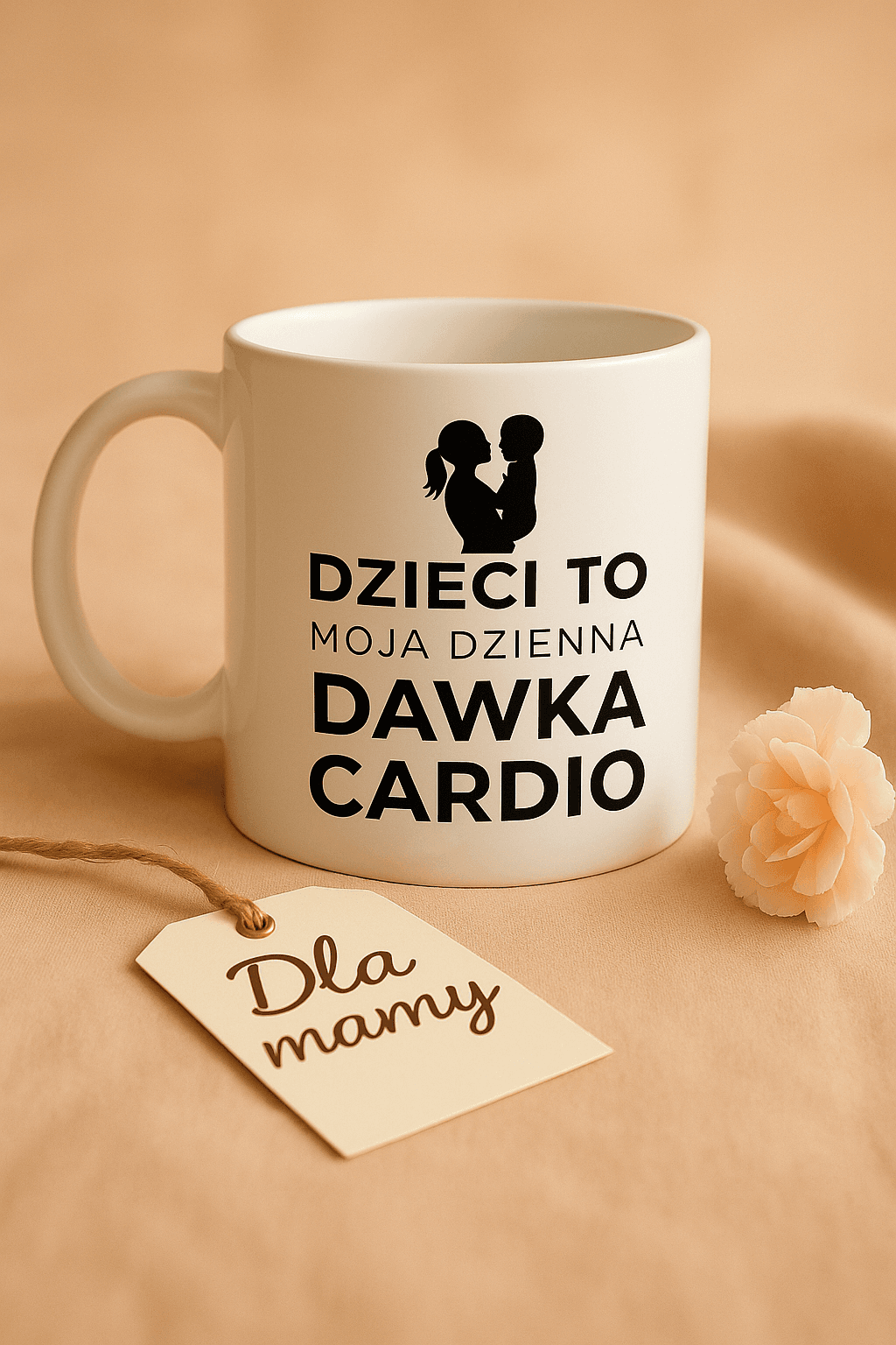 Kubek: Dzienna dawka cardio - Mama Edition