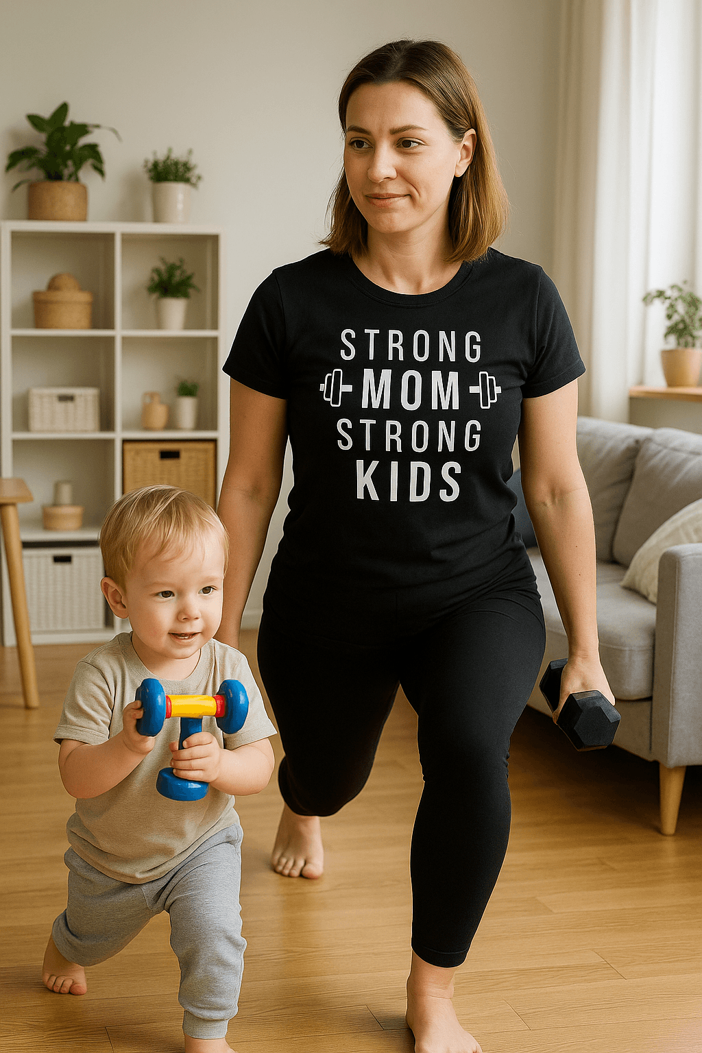 Strong Mom Strong Kids – Mama Edition (czarna)