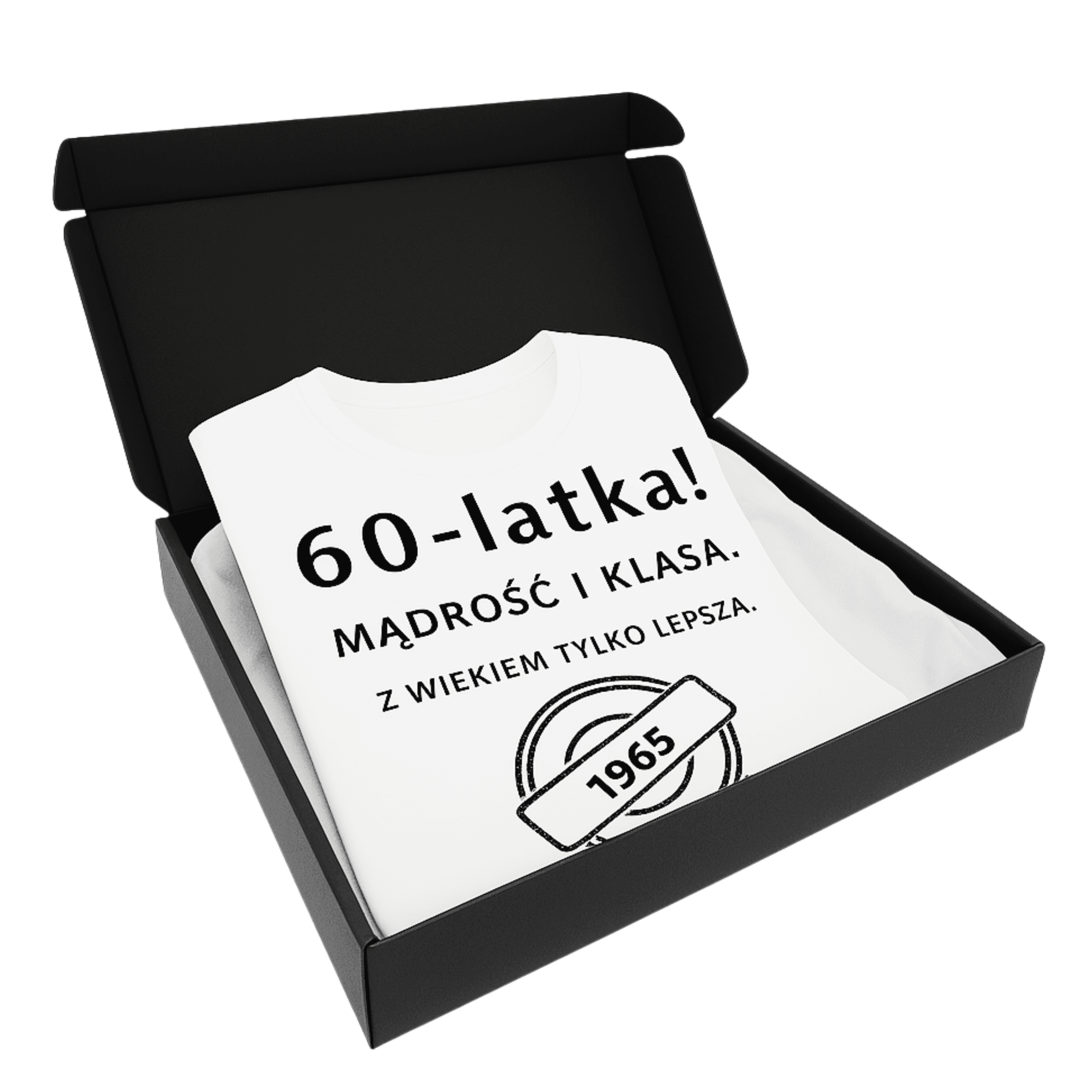 60-tka! Mądrość i klasa. Z wiekiem tylko lepsza (biała) – Wersja Limitowana 1965