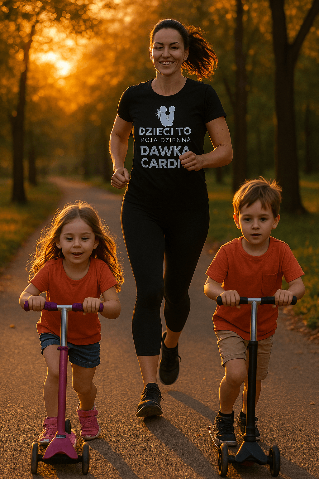Dzienna dawka cardio - Mama Edition (czarna)
