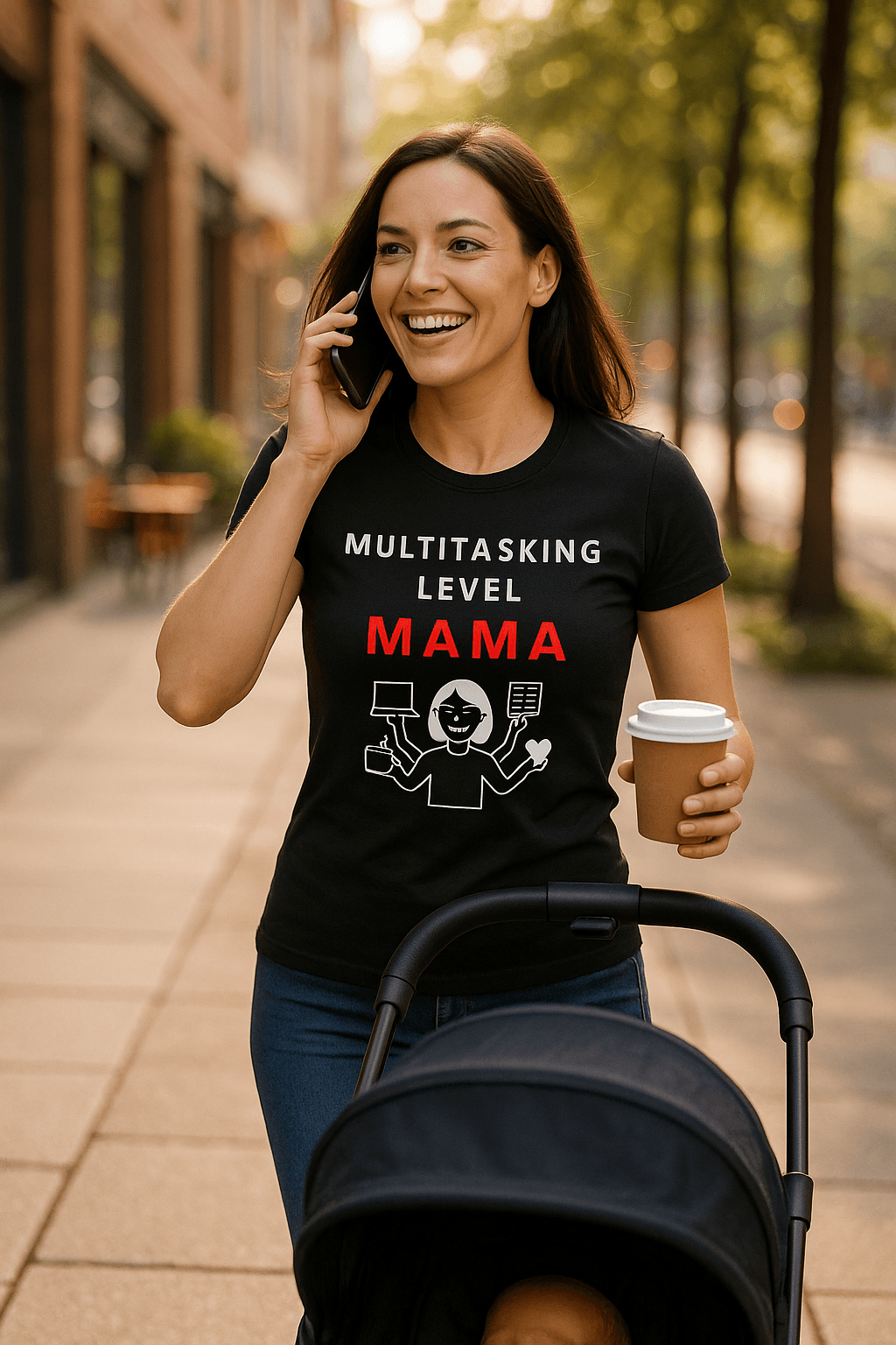Multitasking Level  - Mama Lifestyle Edition (czarna)