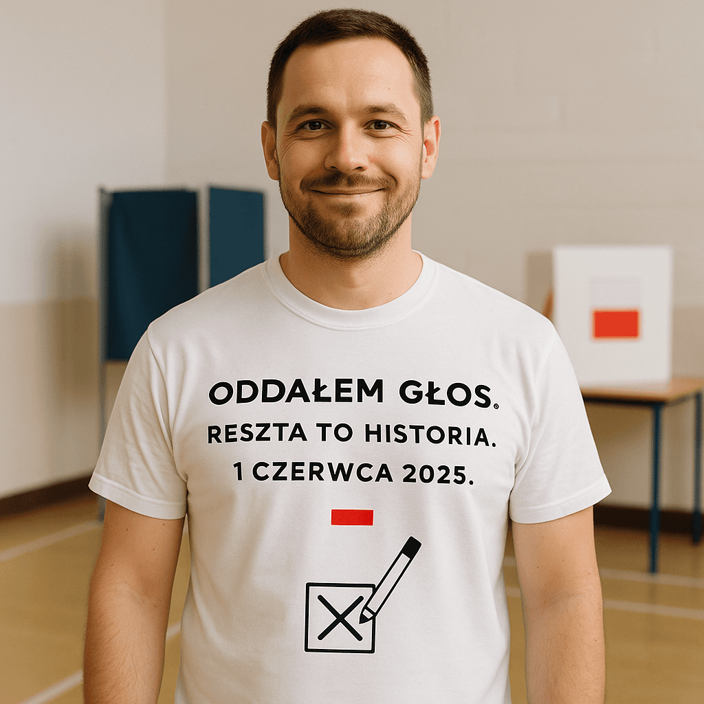 ODDAŁEM GŁOS – Koszulka Wyborcza 2025 [Limitowana Edycja]
