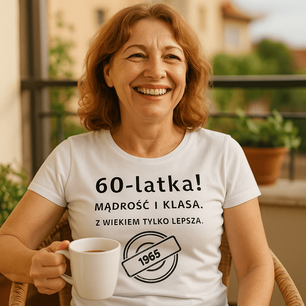 60-tka! Mądrość i klasa. Z wiekiem tylko lepsza (biała) – Wersja Limitowana 1965