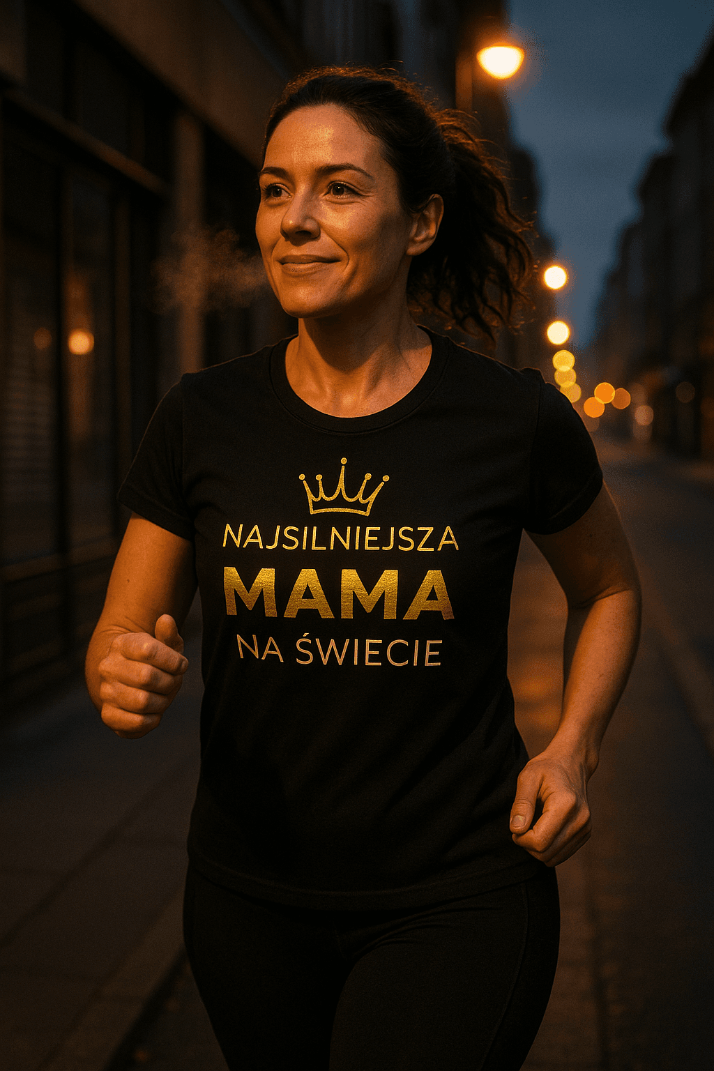 Najsilniejsza Mama - Mama Gold Edition (czarna)