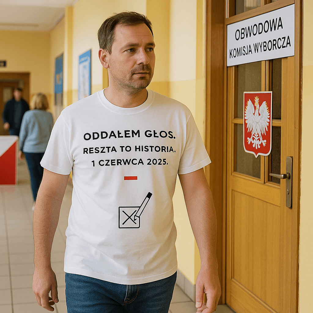ODDAŁEM GŁOS – Koszulka Wyborcza 2025 [Limitowana Edycja]