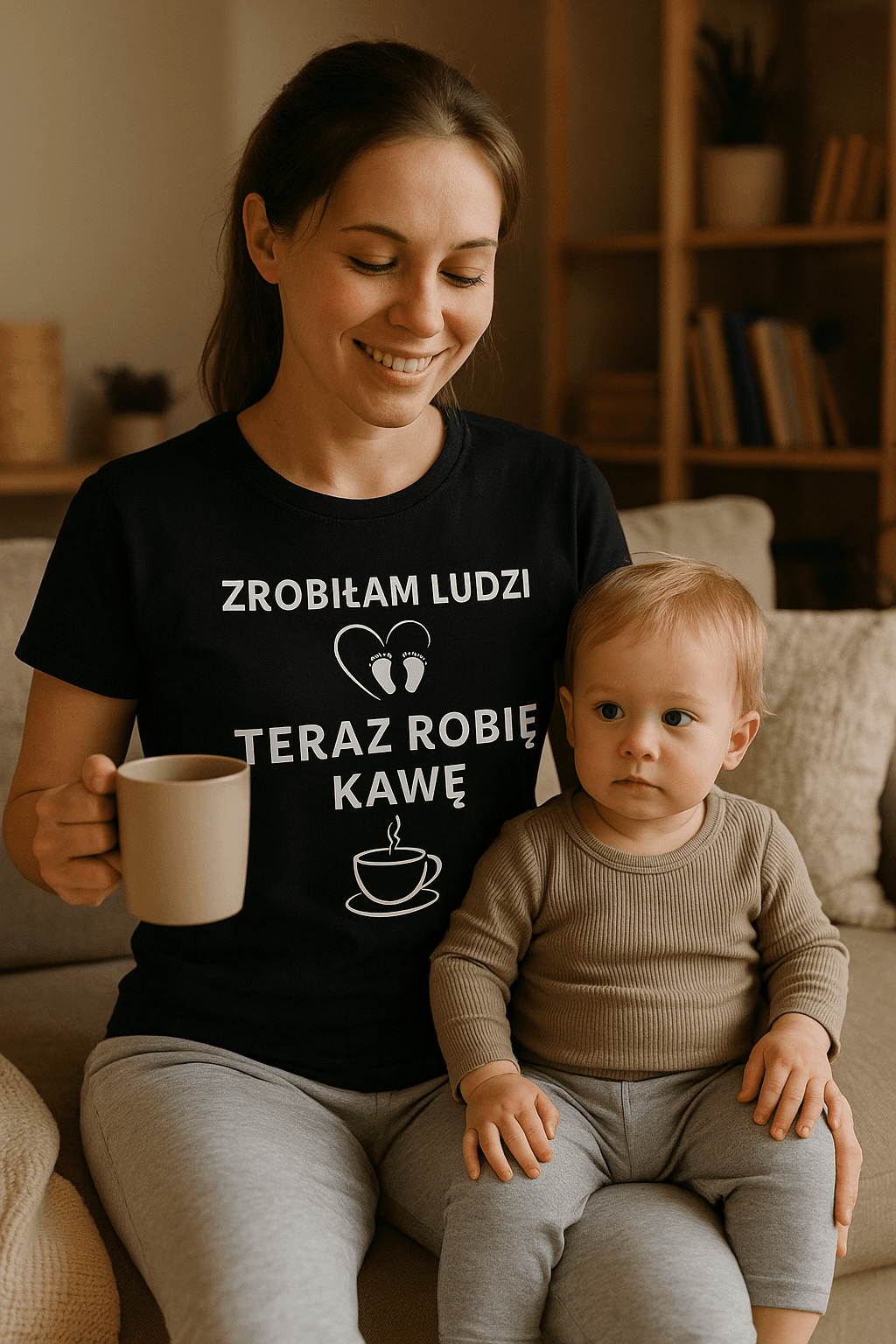 Zrobiłam ludzi, robię kawę - Mama Lifestyle Edition (czarna)