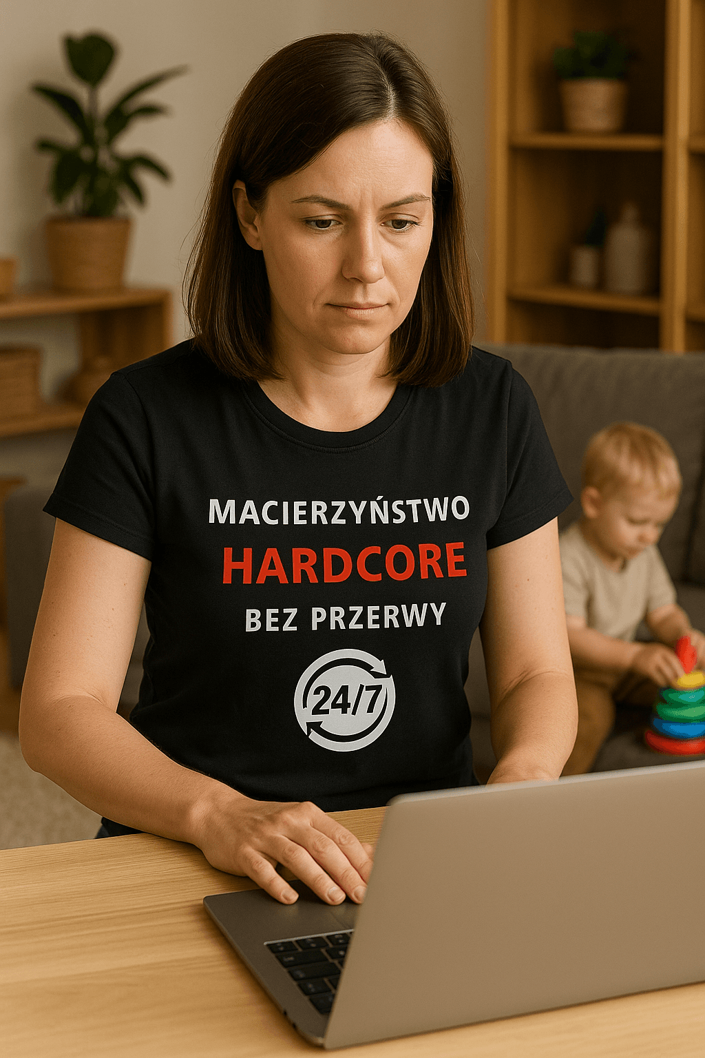 Hardcore bez przerwy - Mama Lifestyle Edition (czarna)