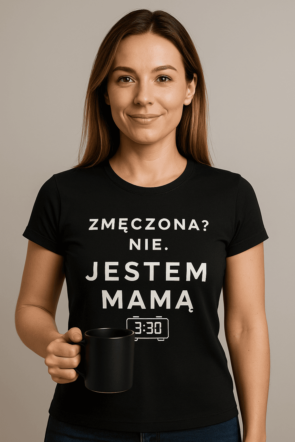 ZMĘCZONA? NIE. JESTEM MAMĄ. 3:30 (czarna)