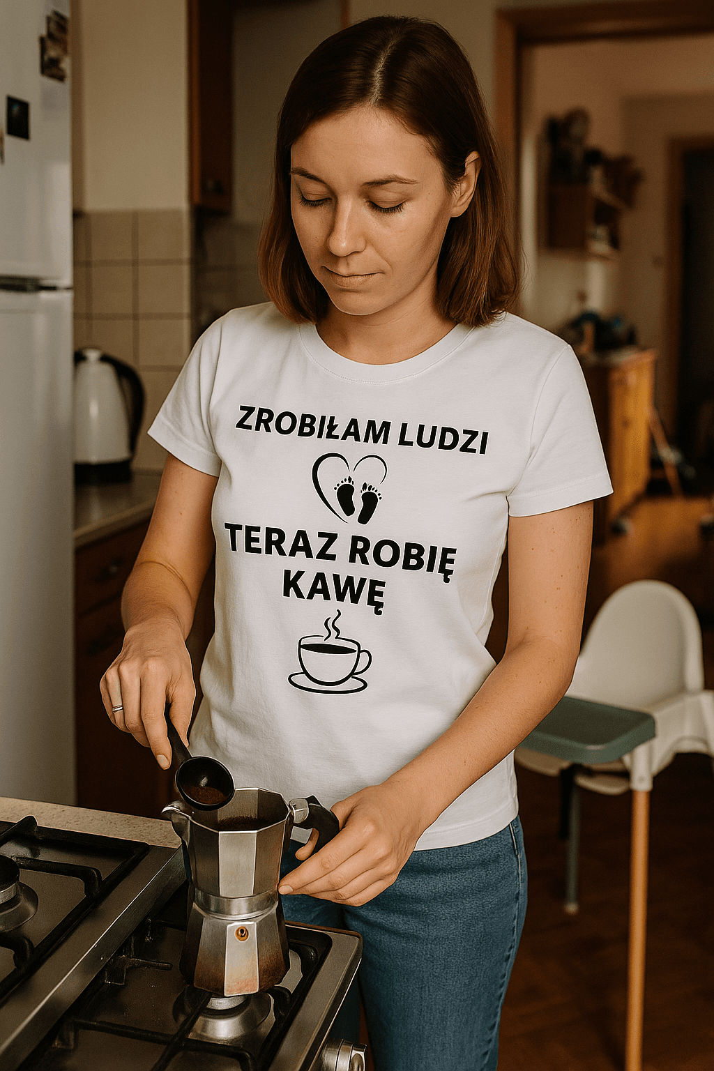 Zrobiłam ludzi, robię kawę - Mama Lifestyle Edition (biała)