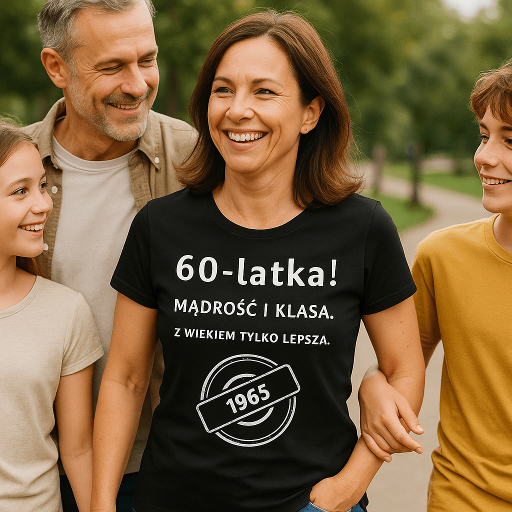 60-tka! Mądrość i klasa. Z wiekiem tylko lepsza (czarna) – Wersja Limitowana 1965
