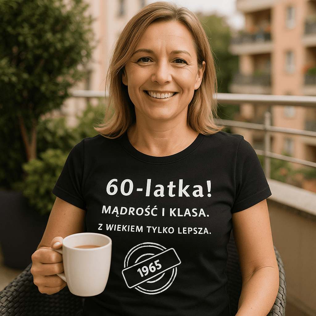 60-tka! Mądrość i klasa. Z wiekiem tylko lepsza (czarna) – Wersja Limitowana 1965