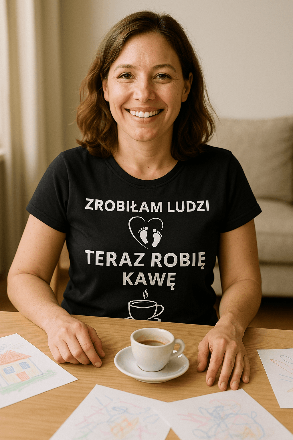 Zrobiłam ludzi, robię kawę - Mama Lifestyle Edition (czarna)