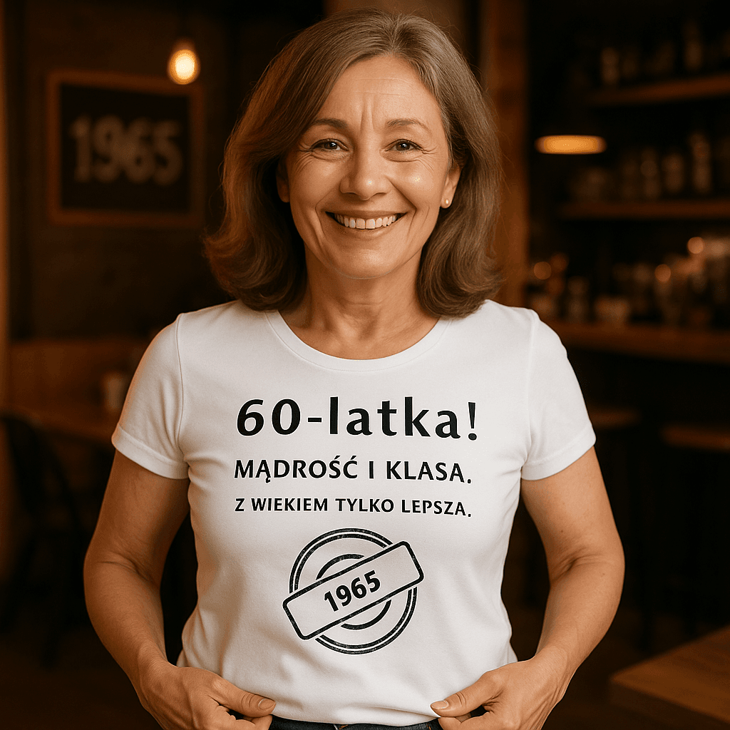 60-tka! Mądrość i klasa. Z wiekiem tylko lepsza (biała) – Wersja Limitowana 1965