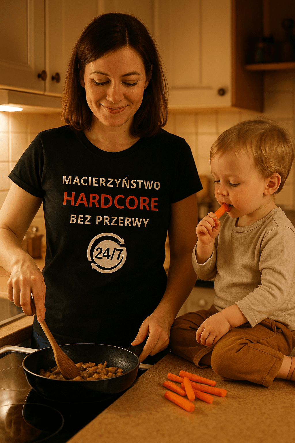Hardcore bez przerwy - Mama Lifestyle Edition (czarna)