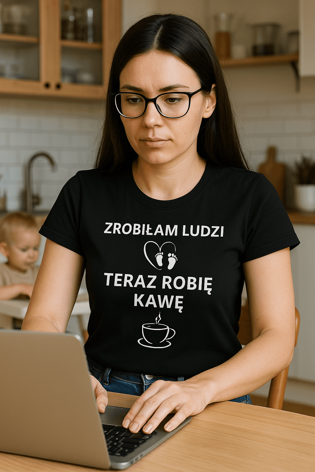 Zrobiłam ludzi, robię kawę - Mama Lifestyle Edition (czarna)