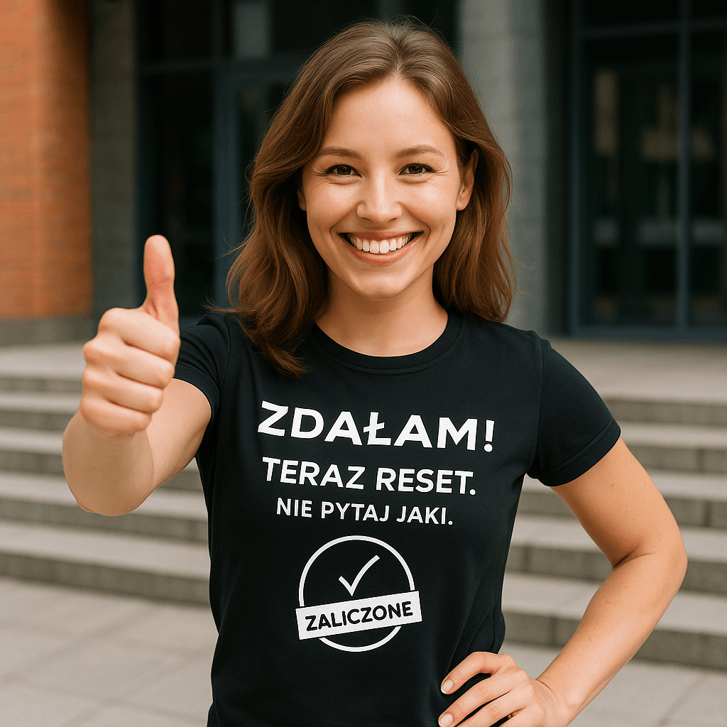 ZDAŁAM – Teraz reset (czarna). Wersja Limitowana 2025
