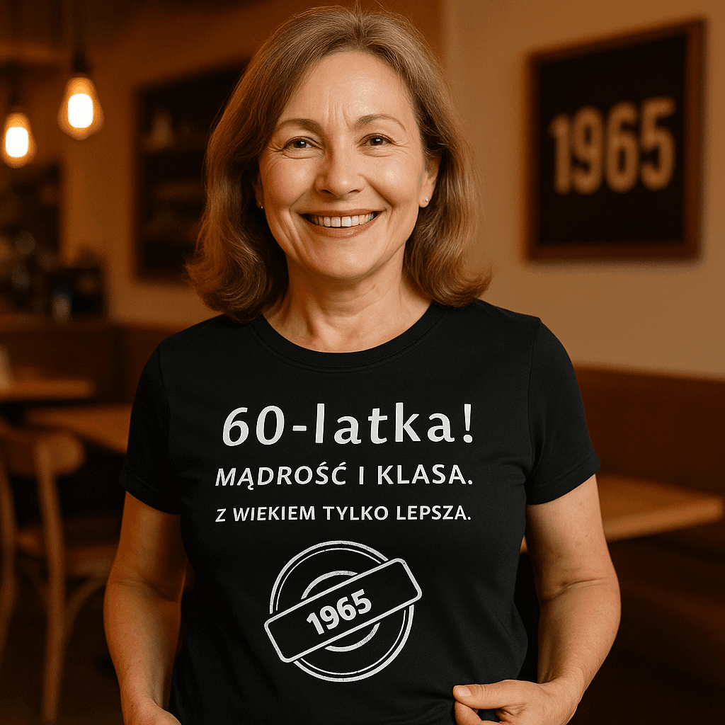 60-tka! Mądrość i klasa. Z wiekiem tylko lepsza (czarna) – Wersja Limitowana 1965