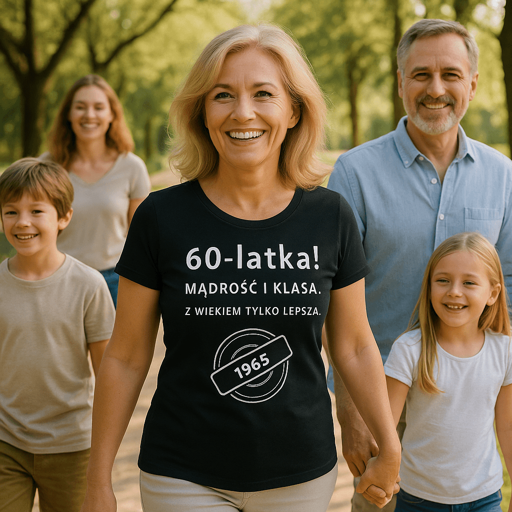 60-tka! Mądrość i klasa. Z wiekiem tylko lepsza (czarna) – Wersja Limitowana 1965