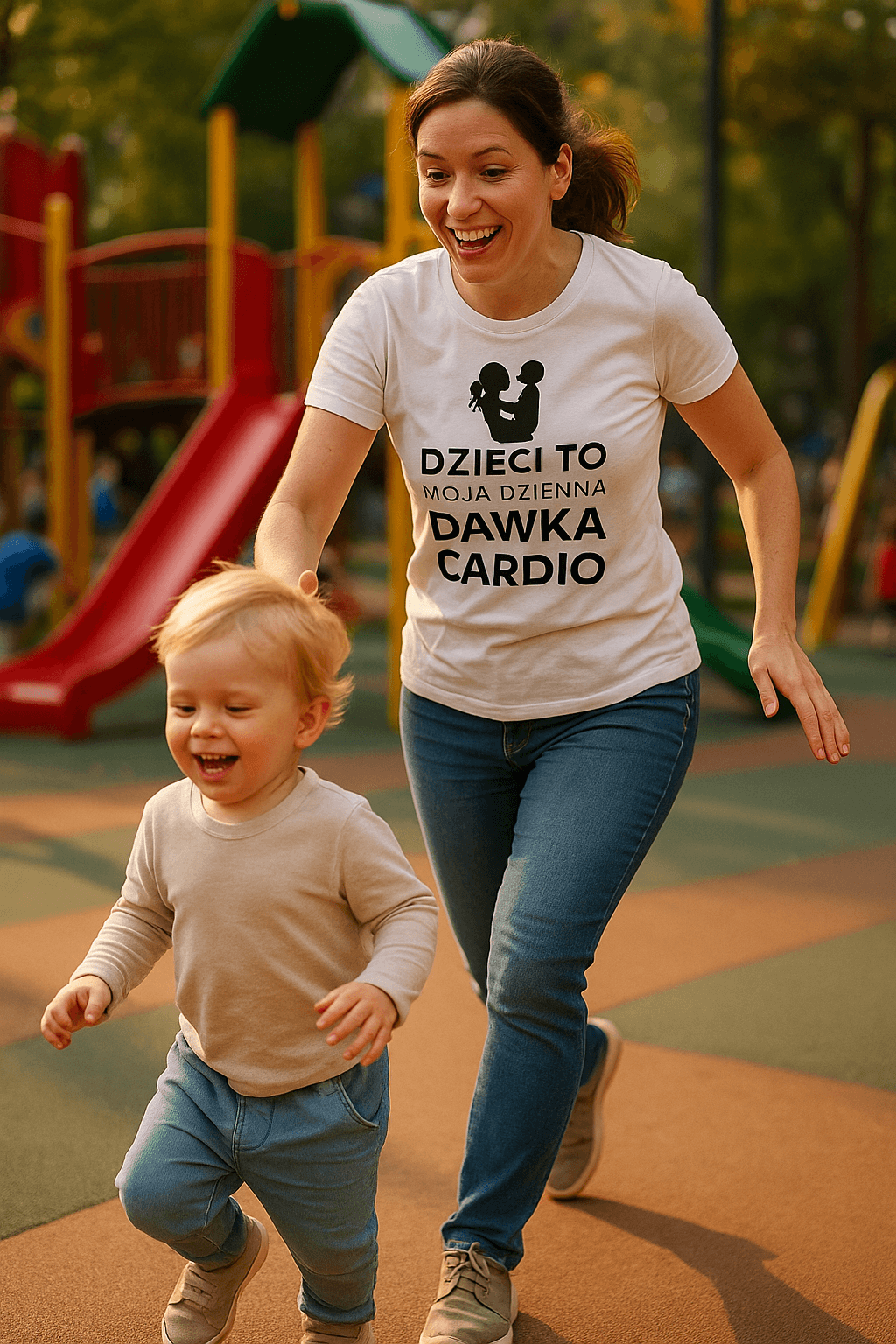 Dzienna dawka cardio - Mama Edition (biała)