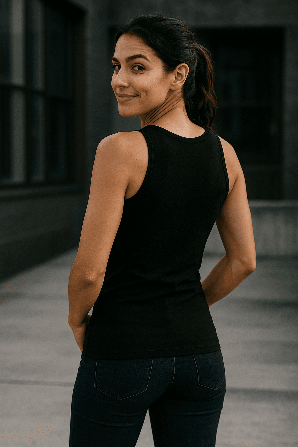 Strong Is The Pretty Tank Top - Pretty Strong Collection (czarna)