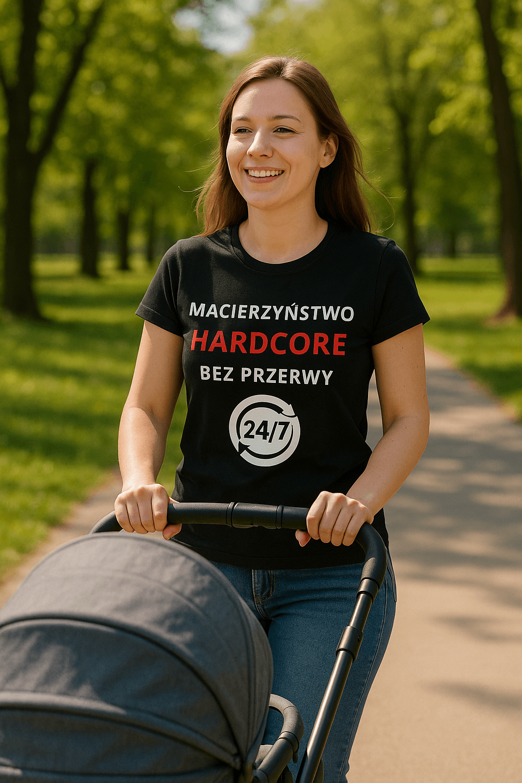 Hardcore bez przerwy - Mama Lifestyle Edition (czarna)