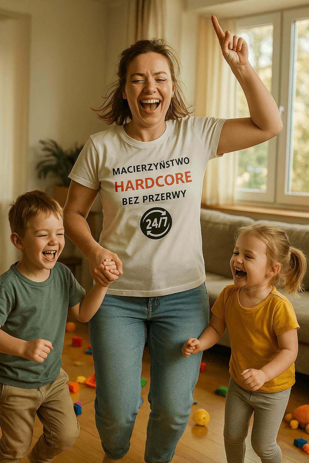 Hardcore bez przerwy - Mama Lifestyle Edition (biała)